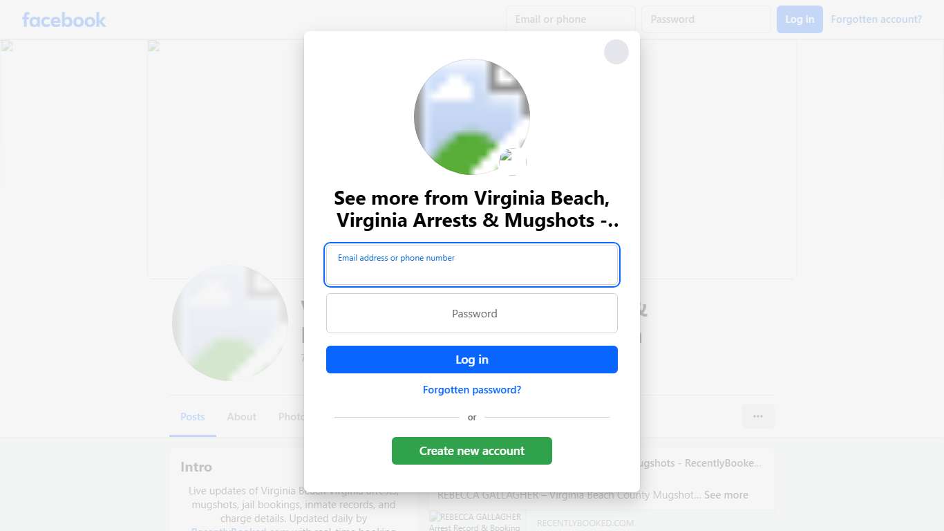 Virginia Beach, Virginia Arrests & Mugshots - RecentlyBooked.com | Facebook